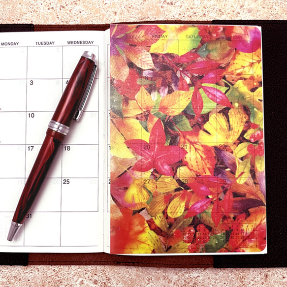 めくれる栞＜落葉＞※納期10日前後です 4枚目の画像