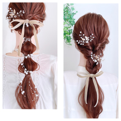 リボン ヘアゴム ヘアアクセサリー ツイン 和柄 ちょうちょ 蝶々