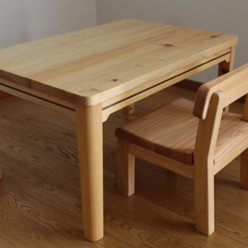 キッズデスク キッズテーブル ヒノキ kidsta01-nskw 机・デスク コサカ