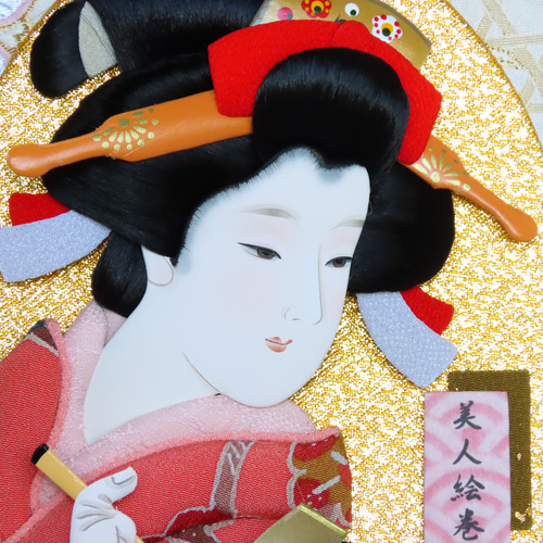 日本美人画 押絵アート飾り 全四種 その他アート OSHIEYASAN 通販