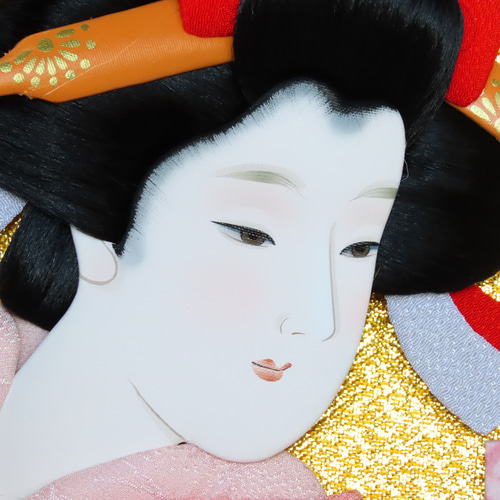 日本美人画 押絵アート飾り 全四種 その他アート OSHIEYASAN