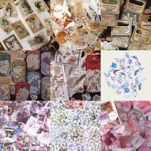 コラージュ素材50点セット その他素材 Maple. 通販 14673797｜Creema