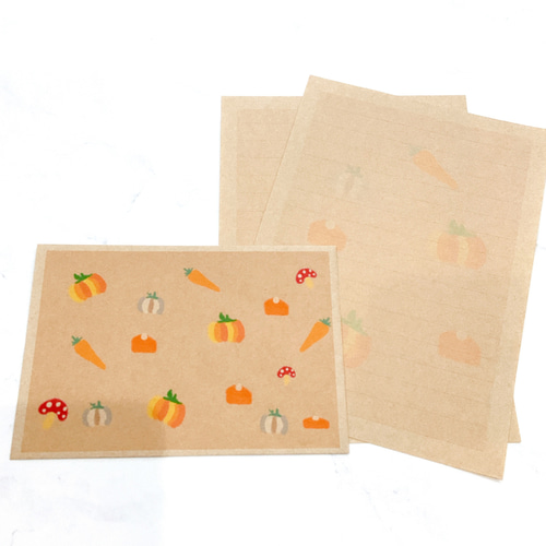 【おすそ分け】秋のほっこりお手紙セット おすそ分け】秋のほっこりお手紙セット