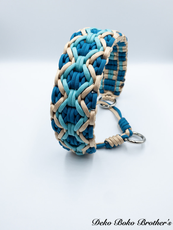 パラコード首輪 デザインNo.16中型犬・大型犬首輪 リード・首輪