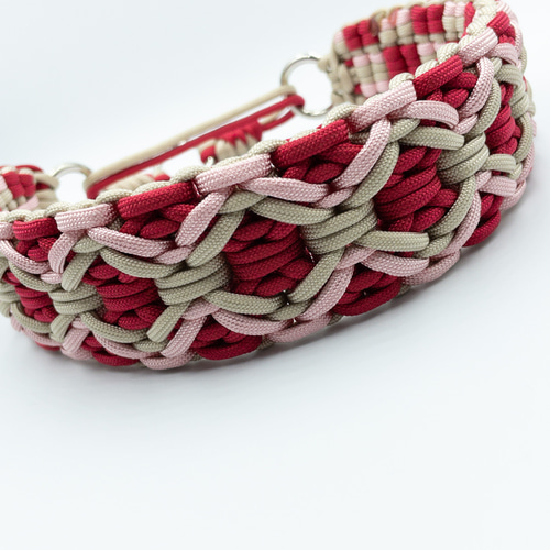 パラコード首輪 デザインNo.16中型犬・大型犬首輪 リード・首輪
