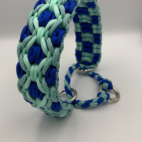 パラコード首輪 デザインNo.16中型犬・大型犬首輪 リード・首輪