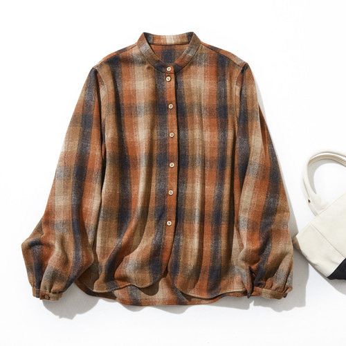 オリジナルチェックシャツ アルページュ オリジナル チェック シャツ