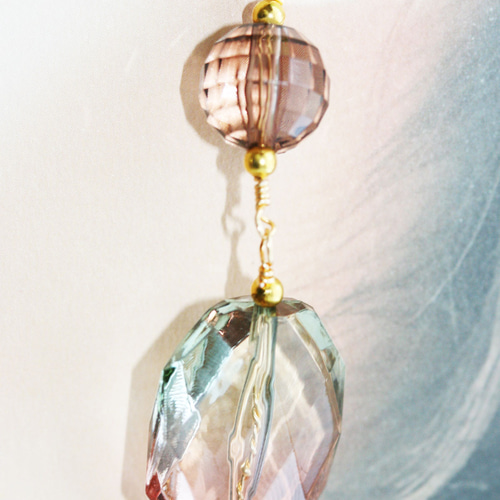 02 ハンドメイドピアス　手染めビーズ　みことまい様追加 04 ハンドメイドピアス 手染めビーズ みことまい追加 初心者でも