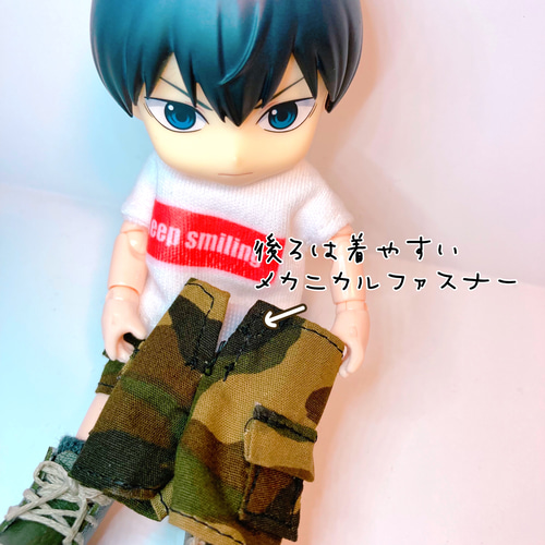 ハーフカーゴパンツ】ねんどろいどどーる オビツ11 ドール服 その他