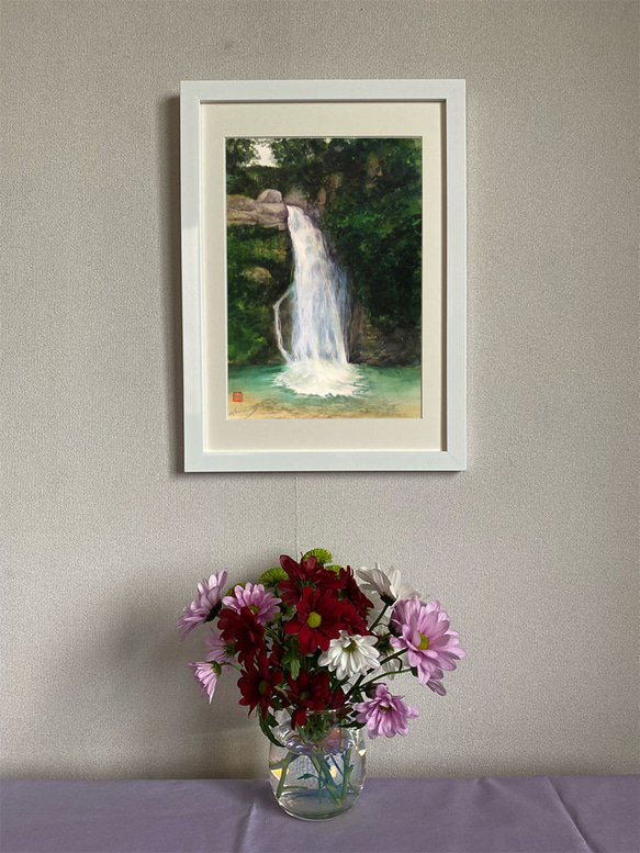 A4ポスター「里の滝Ⅱ」 2枚目の画像