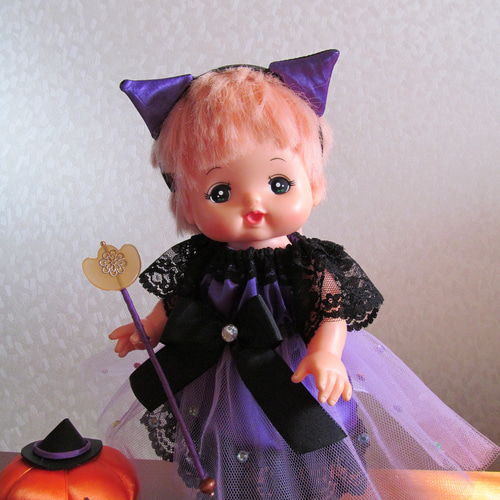 お人形のお洋服⁑ハロウィン＊ワンピース＊オーバースカート