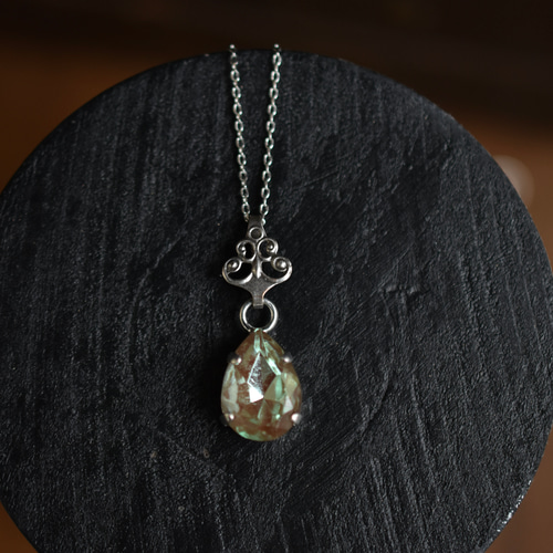 50s サフィリーン（ヴィンテージ サフィレット）ネックレス（しずく