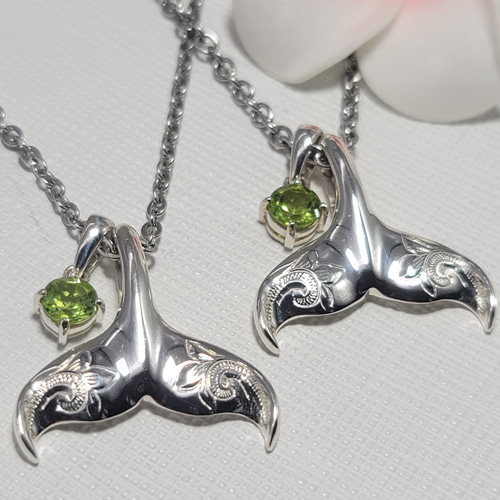 ハワイアンジュエリー ペア ネックレス レディース メンズ ホエール