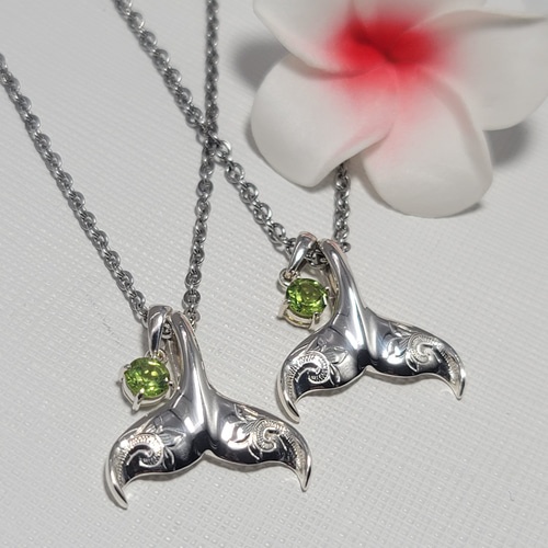 ハワイアンジュエリー ペア ネックレス レディース メンズ ホエール