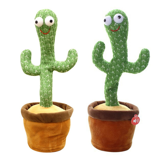 Dancing Cactus - 踊るサボテンのおもちゃは面白い音を出し、音を模倣