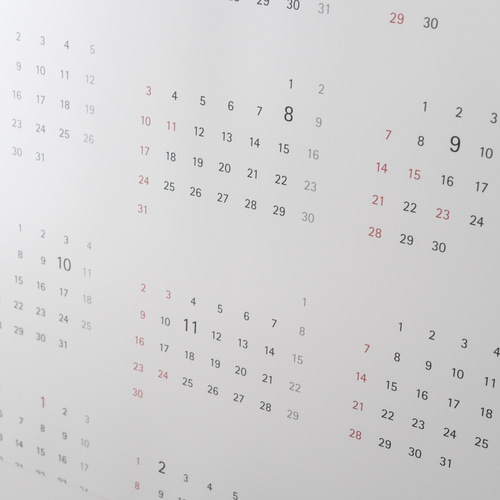 2025 日付だけのカレンダー(B2ポスターサイズ) ポスター 紙 2025 日付だけのカレンダー(B2ポスターサイズ) ポスター 紙