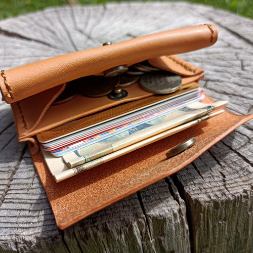 ベルトループ付き本革ミニウォレット ミニ財布 カードポケット コイン  