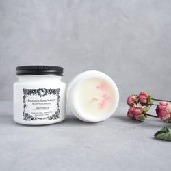 Happiness Milk Glass Soy Candle｜ハピネス ミルクガラス ソイキャンドル 1枚目の画像