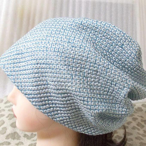 うぁふわり セミオーダー生地紹介2 難有難隠し キャップ 室内帽子 着物