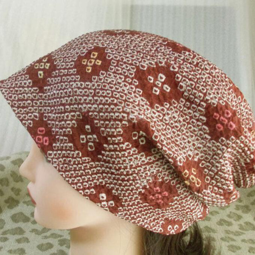 うぁふわり セミオーダー生地紹介1 難有難隠し キャップ 室内帽子 着物リメイク うぁふわり セミオーダー生地紹介1 難有難隠し キャップ 室内帽子 着物