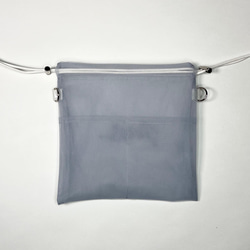 wiLc TULLE KINCHAKU Bag (sax blue)　※チェーン別売り 6枚目の画像