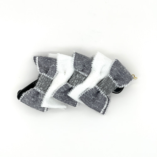 人気色♡再販 ミニシャギーリボンバナナクリップ（普通/大）【まとめ髪