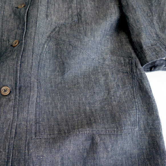 linen chino atelier coat 12枚目の画像