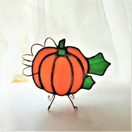 置物 ハロウィン雑 かぼちゃ 玄関 秋 サンキャッチャー