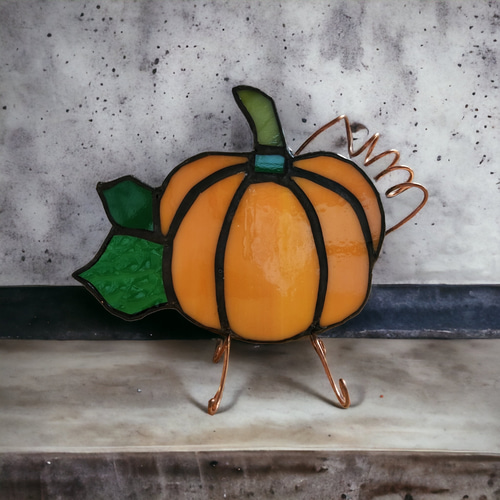 ステンドグラス　ハロウィンのパネル 3d00ec4143f083bfceba7a92f8bc75