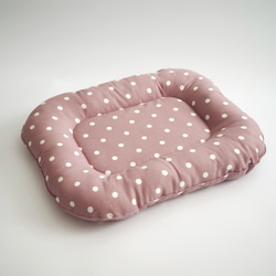 うさぎ用 ゴロンちょマット・ドットニュアンスカラー(クッション、ベッド) 6枚目の画像