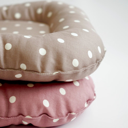 うさぎ用 ゴロンちょマット・ドットニュアンスカラー(クッション、ベッド) 4枚目の画像