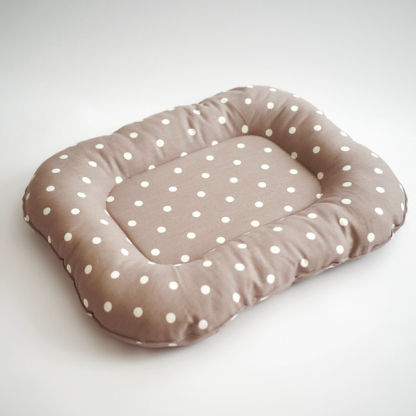 うさぎ用 ゴロンちょマット・ドットニュアンスカラー(クッション、ベッド) 5枚目の画像