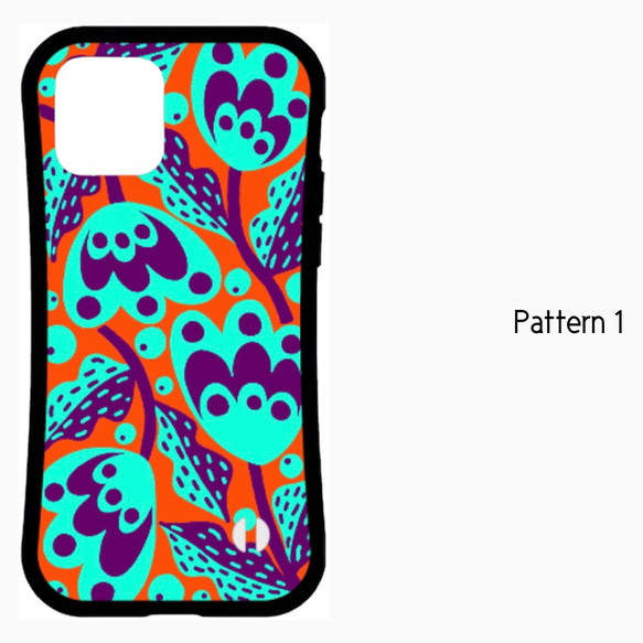 ★送料無料★《全5色》Botanical Pattern【ボタニカル柄】iPhone ケース 6枚目の画像