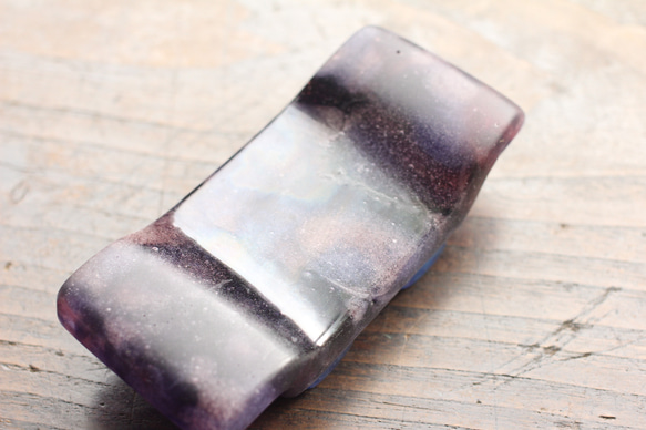 【再販】 ガラス製 書道具 墨床 紫＋(プラス) 7枚目の画像