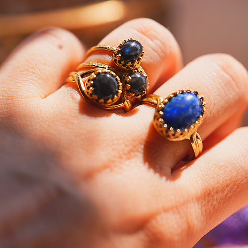 12月誕生石】ラピスラズリ オーバルLLリング 指輪・リング Juvelia