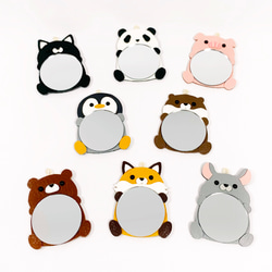 Lミラーキーホルダー:ペンギン 5枚目の画像