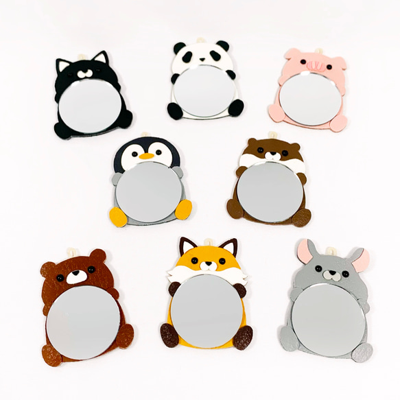 Lミラーキーホルダー:ペンギン 5枚目の画像