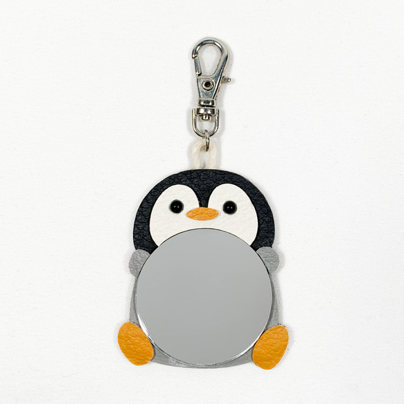 Lミラーキーホルダー:ペンギン 1枚目の画像