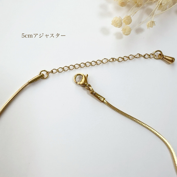 コンビカラーあり◆トリニティリングネックレス/つけっぱなし　サージカルステンレス　重ね付け　金属アレルギー対応　春　夏　 11枚目の画像