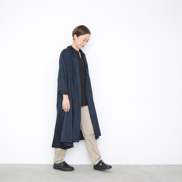 Robe cardie / deep navy 1枚目の画像