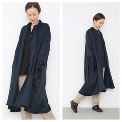 Robe cardie / deep navy 3枚目の画像