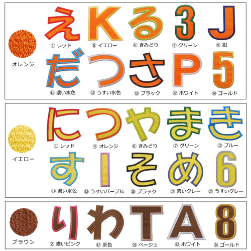 大きい英字アルファベットワッペン（6.5cm） ワッペン・アップリケ 34N 