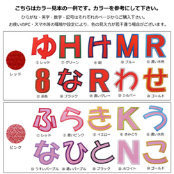 大きい英字アルファベットワッペン（6.5cm） 8枚目の画像