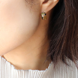 カラーストーン＆ステンレスピアス~drop pierce~ 12枚目の画像