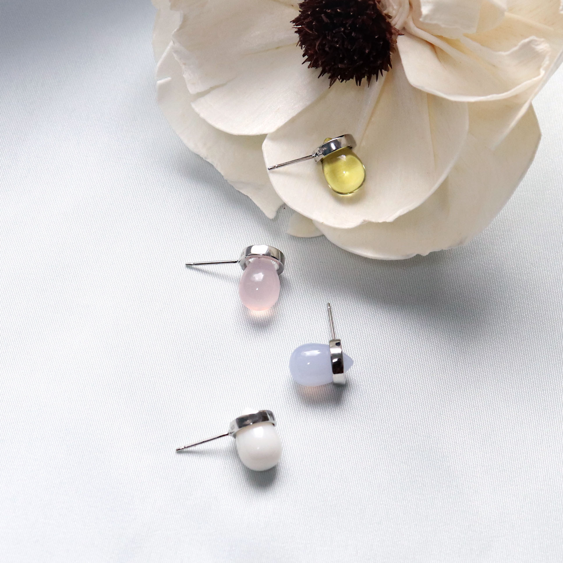 カラーストーン＆ステンレスピアス~drop pierce~ 15,246円