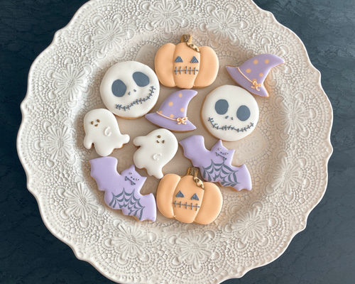 ハロウィン☆わいわいクッキー♪ ハロウィンギフト🎁 【HALLOWEEN BOX】 ・モンブラウニー