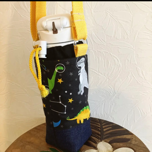 ハンドメイドオーダー水筒カバー宇宙入園入学