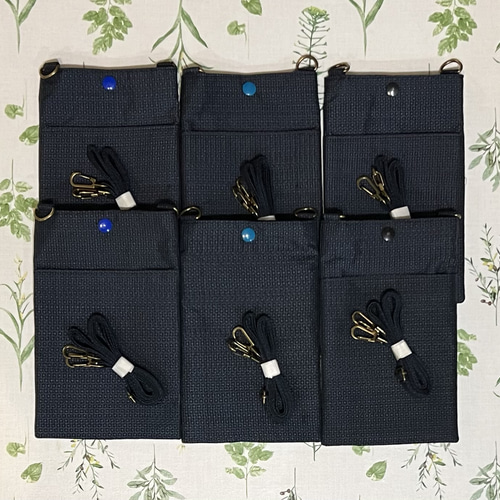 Sakura様オーダー品 スマホポシェット 生地持ち込み品 スマホケース 