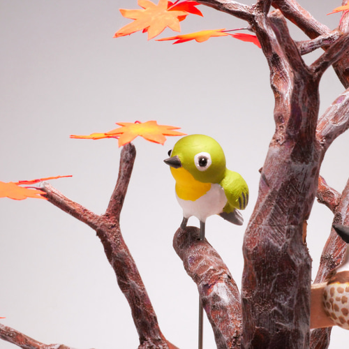 ノリタケ　木にとまる小鳥　置物 飼鳥用品専門店BIRDMORE（バードモア） /【スドー】piccolino