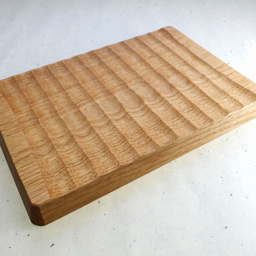 我谷盆 胡桃 30×21×2.5cm ナチュラル お盆 トレイ 木地盆 折敷 お盆